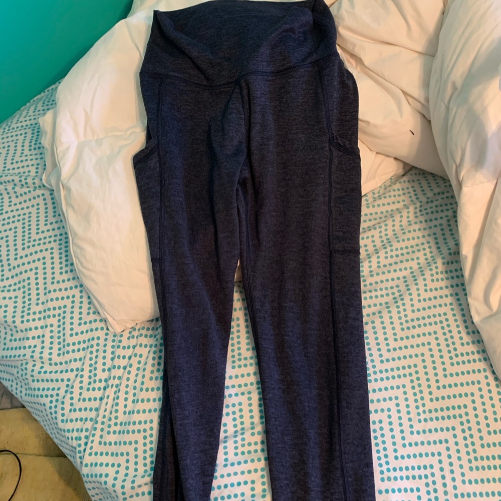 aerie leggings navy blue